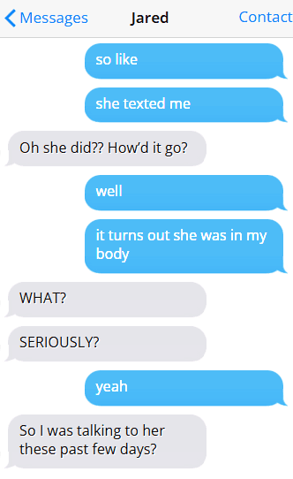 Seeing Her Perspective (full story) (bodyswap) — image 17