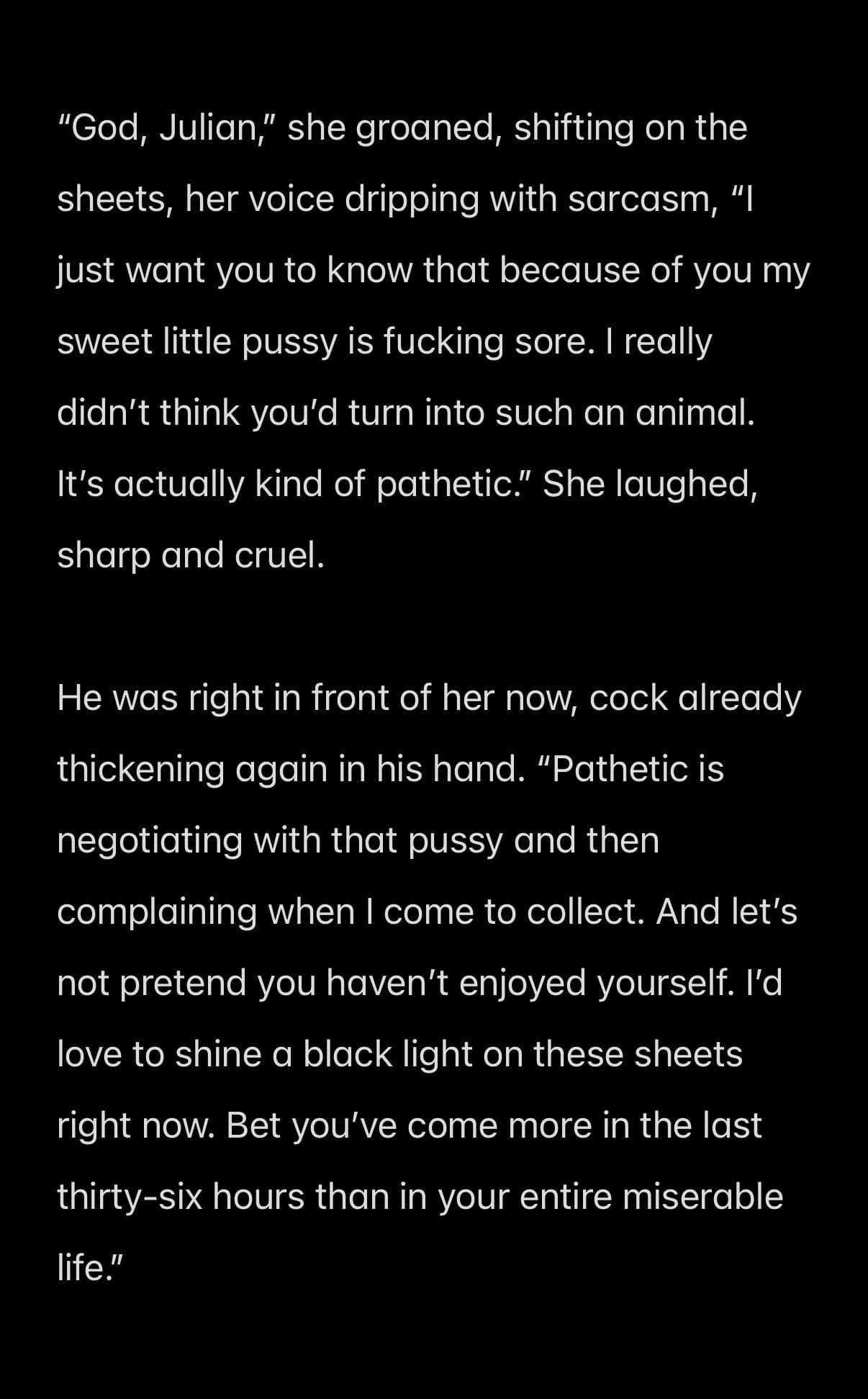 Cruel Intentions and Dirty Deeds: Part 6 — image 6