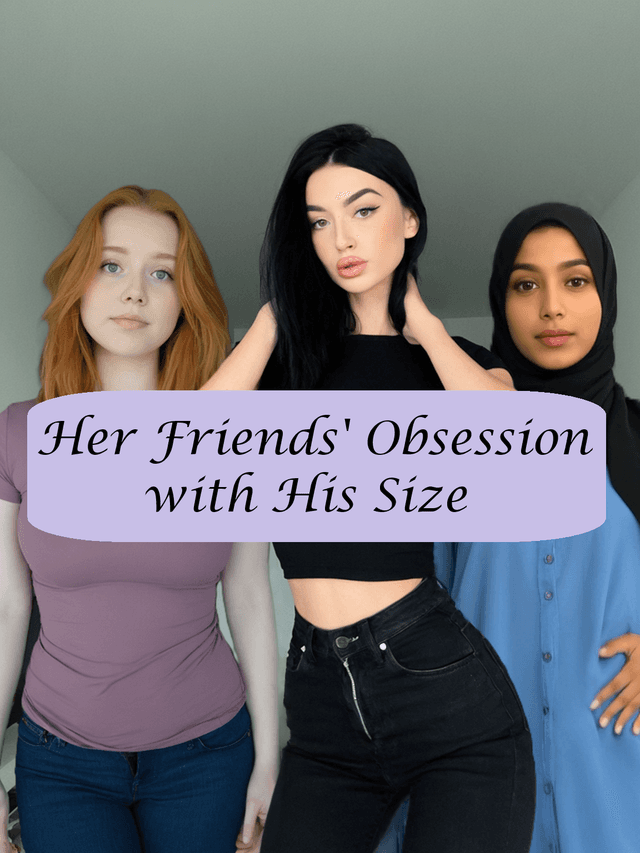 her friends' obsession with his size