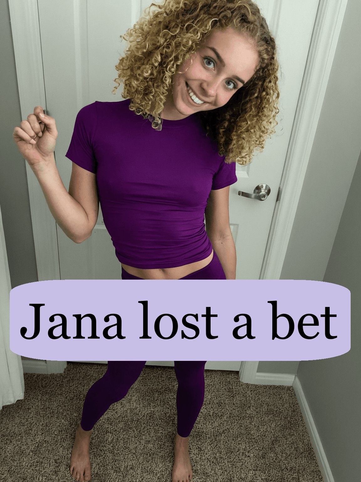 Jana lost a bet - Part 5